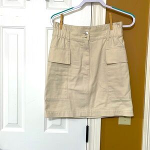 Cargo look off white H&M size 8 jean skirt